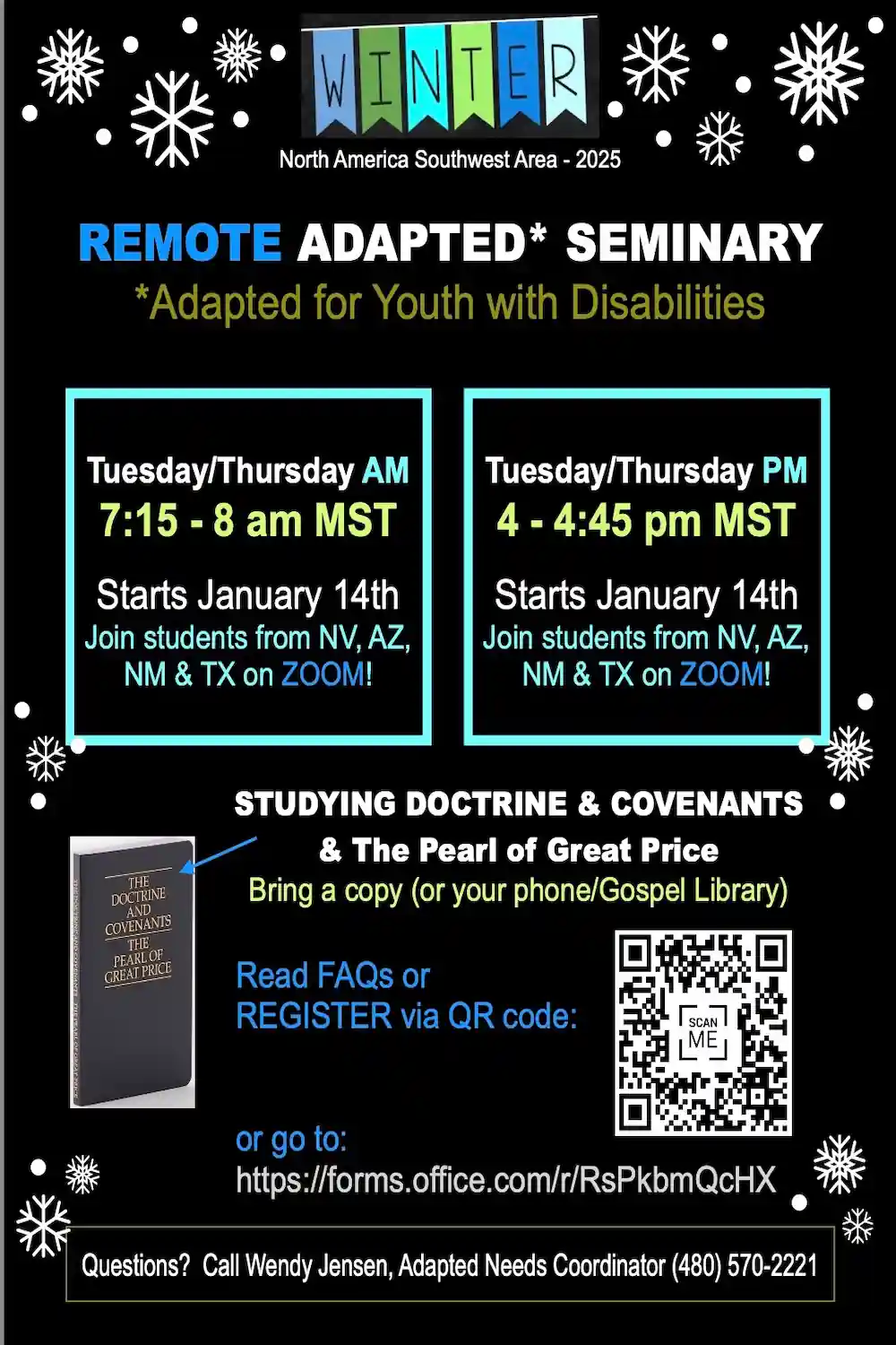 adapted seminary information